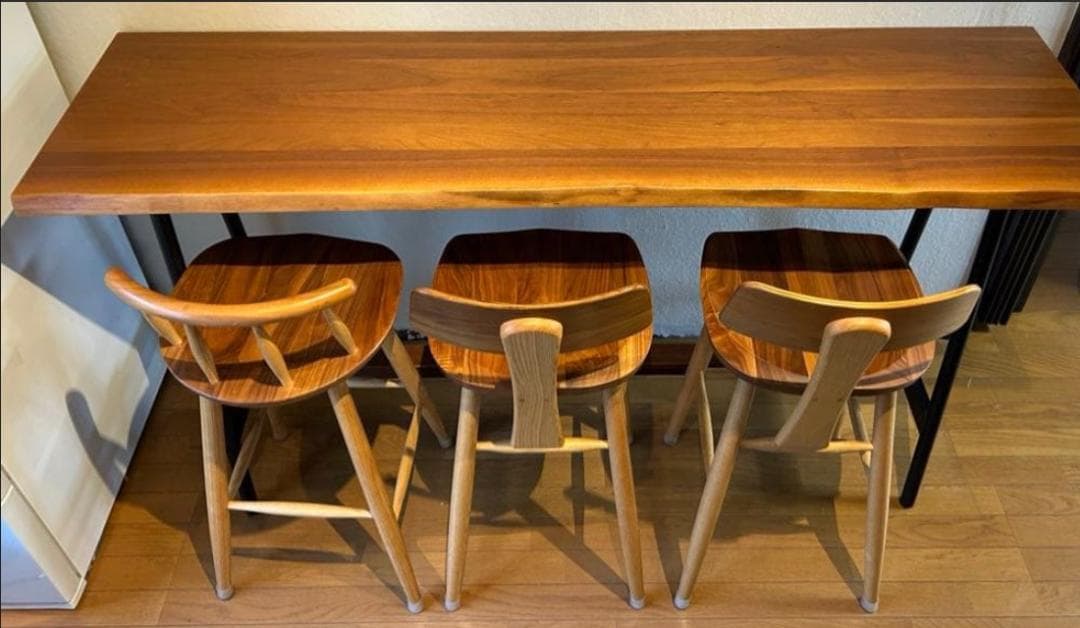 [4/4] セット 同時購入必須 ナガノインテリア カウンターテーブル