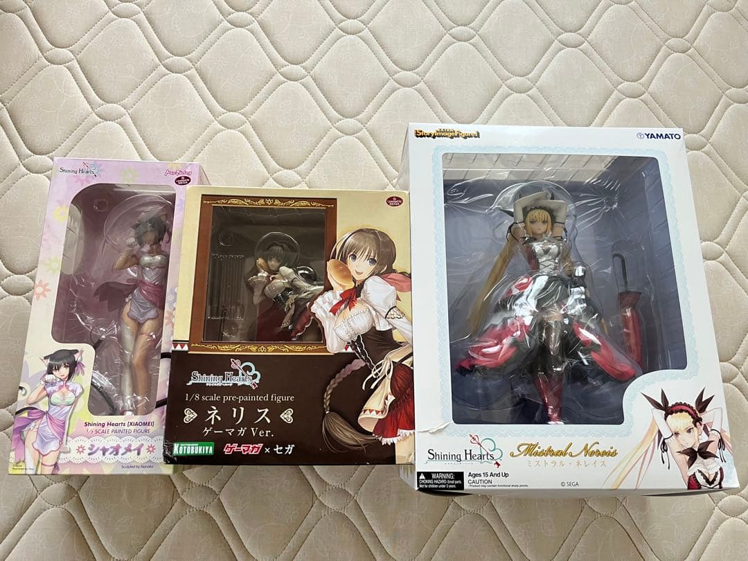 Shining Hearts シャイニングハーツ フィギュア3体セット+1体