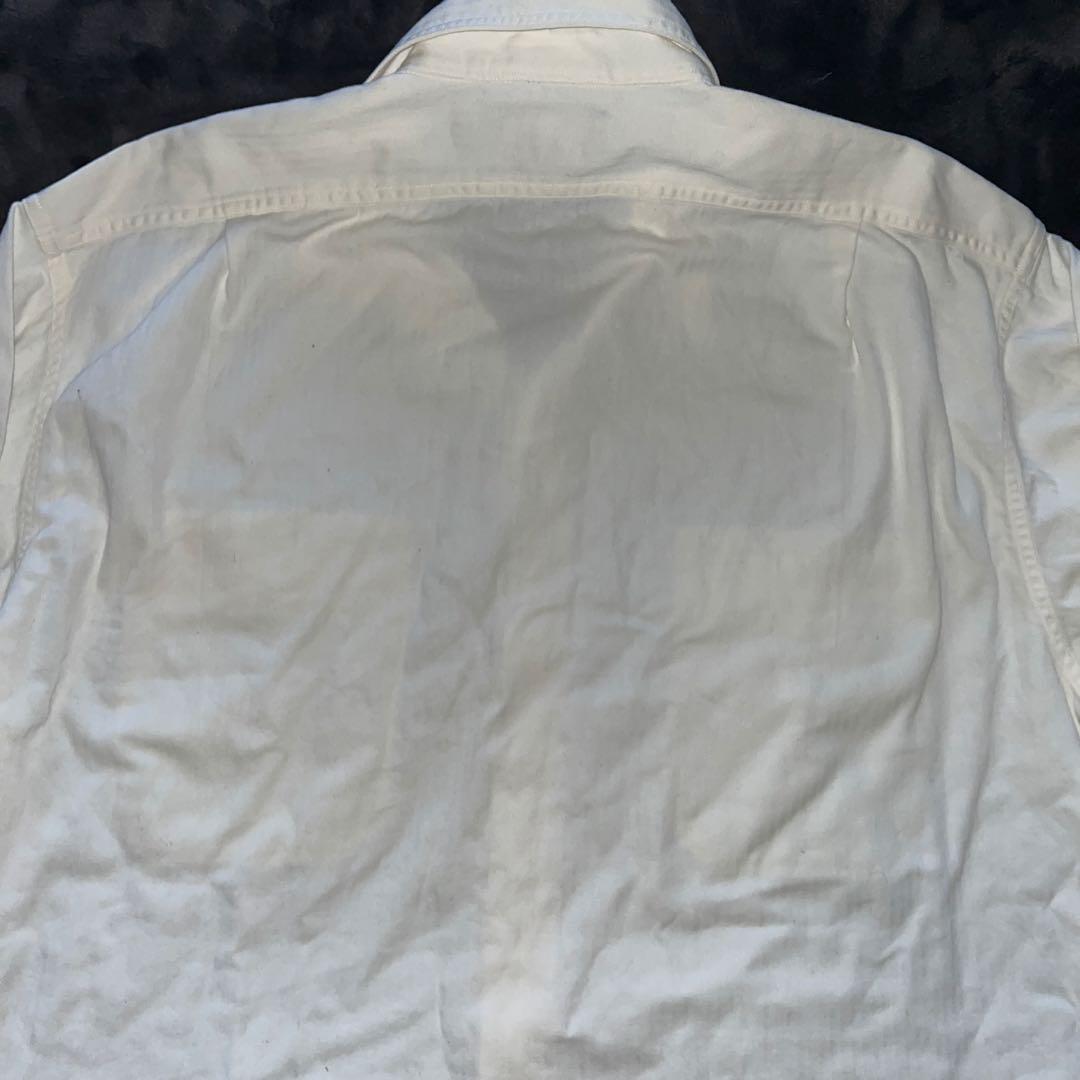最終値下げ。ダブルアールエル 白 シャツ 三つ星 ヴィンテージラルフローレン