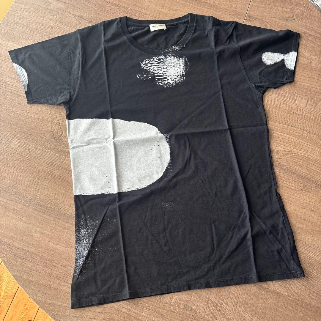 SAINT LAURENT ブラック Tシャツ