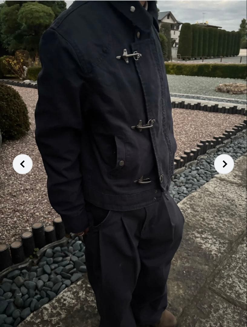 ネイビーファイヤーマンジャケット