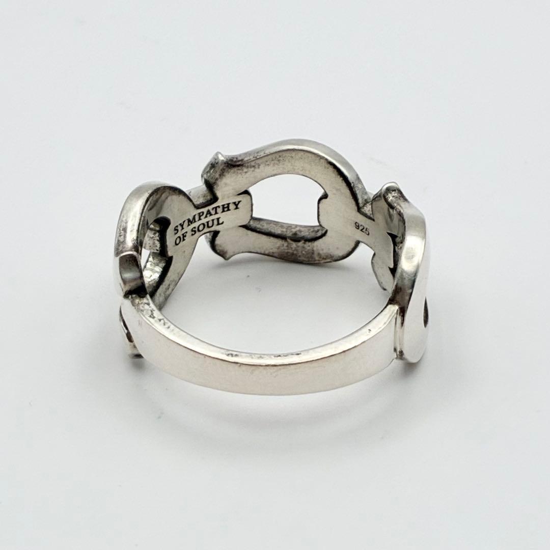 SYMPATHY OF SOUL トリニティホースシューリンク 指輪 925