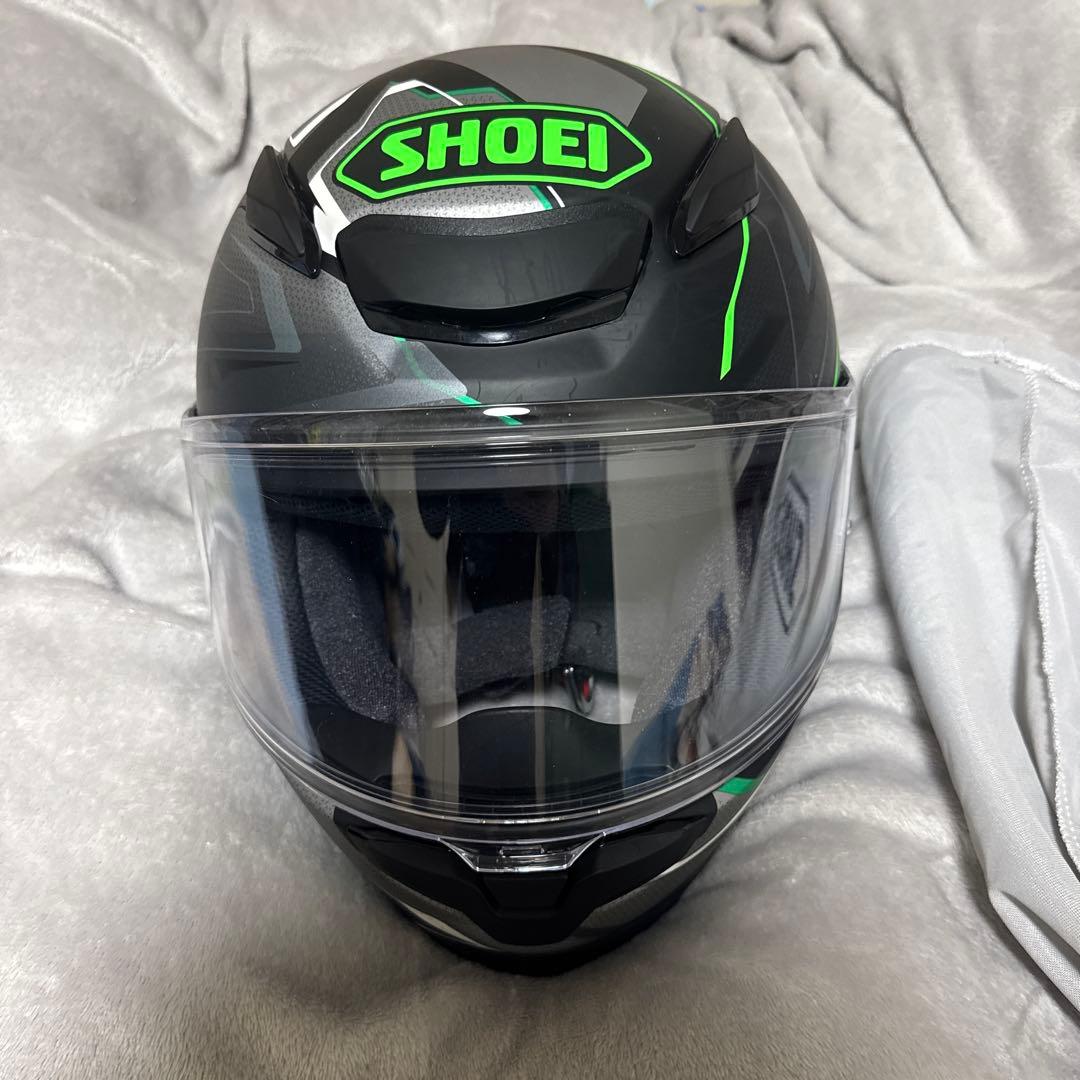 SHOEI フルフェイスヘルメット　Z8 ブラック/グリーン　(カプリッチョ)