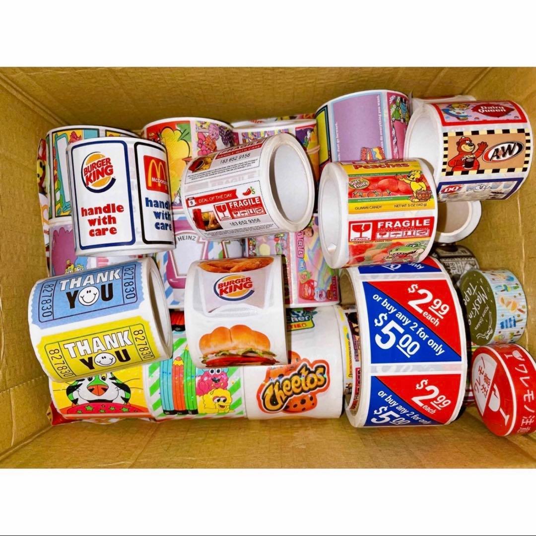 60サイズ♡中古ロールシールセット♡22本+おまけ3本セット+α
