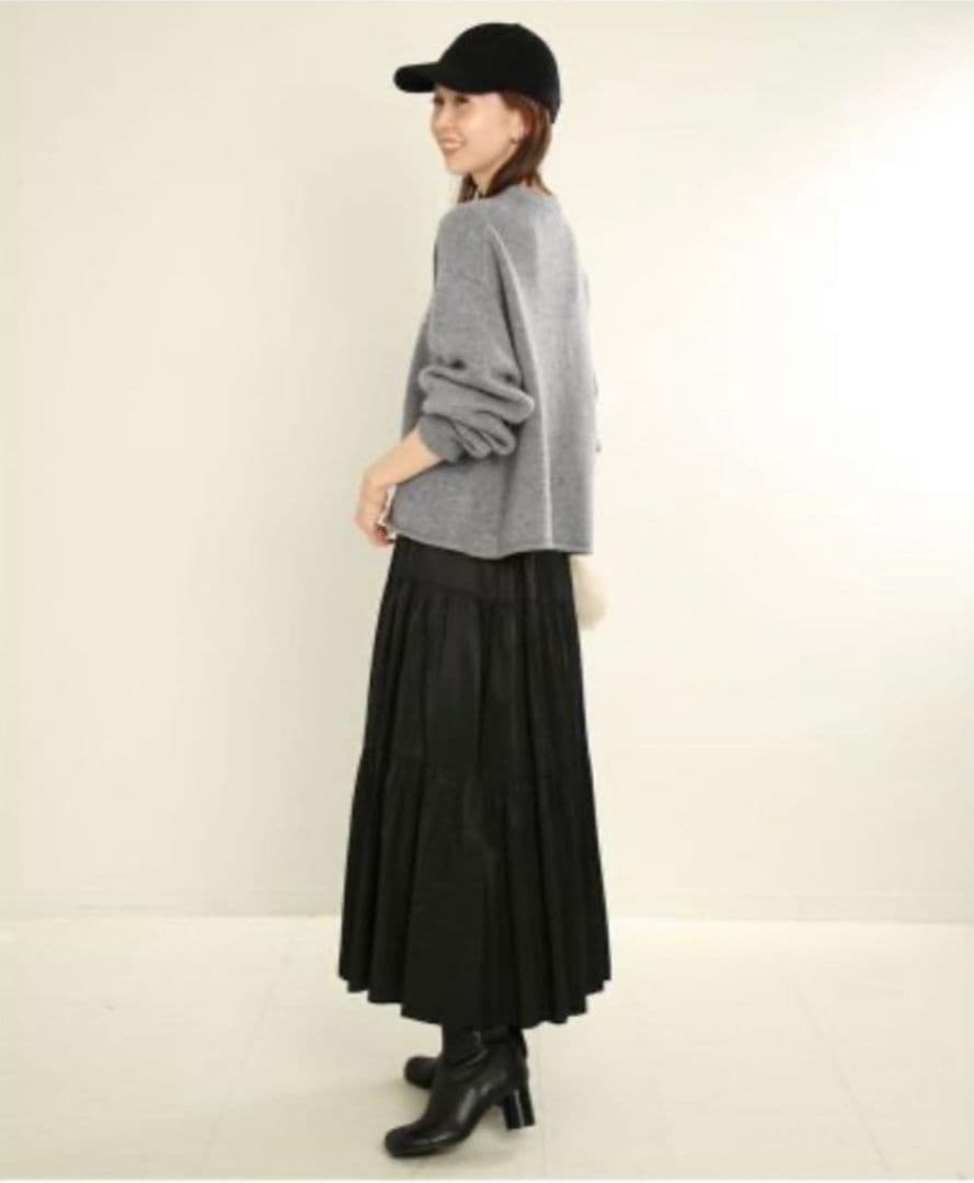 【美品】SLOBE IENA Bonjour paris ロゴニット グレー