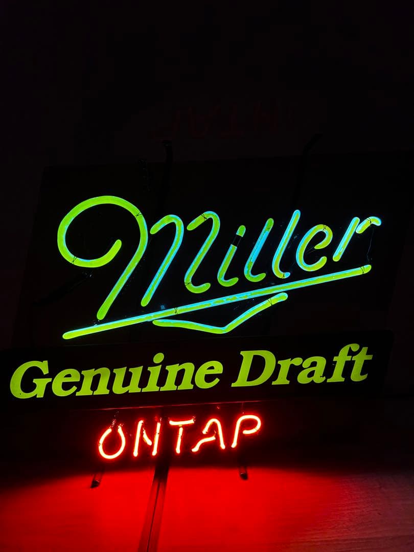 クアーズエクストラゴールド、ミラージェニュインドラフト、コロナ ネオン管