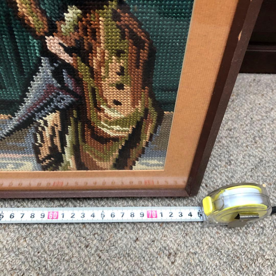 ゴッホの風景画の刺し子作品