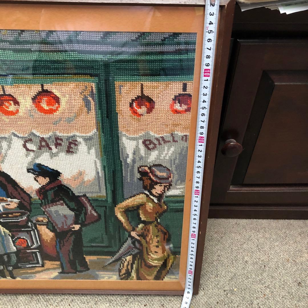 ゴッホの風景画の刺し子作品