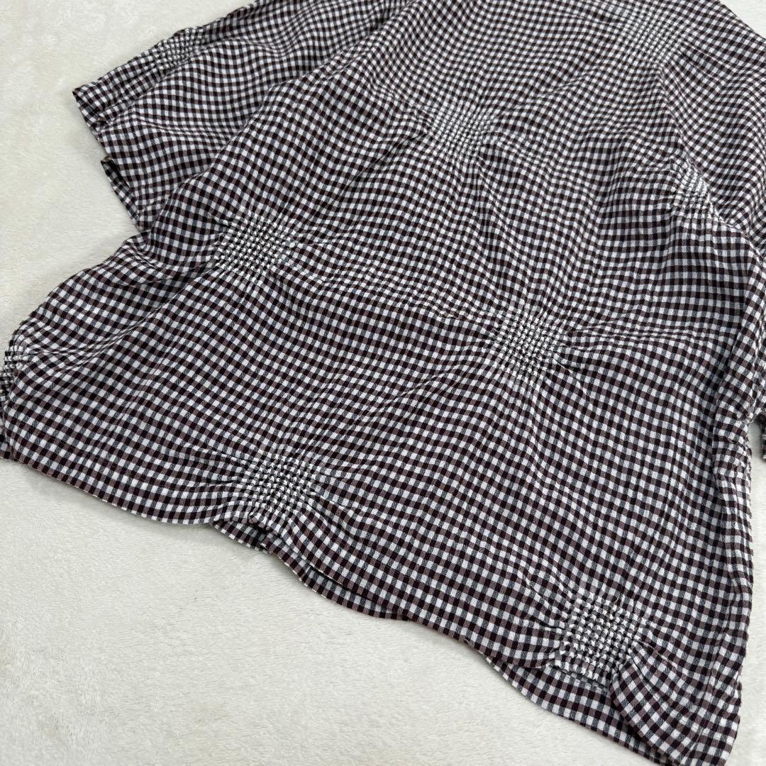 Haat ISSEY MIYAKE ランダム プリーツ シャツ チェック