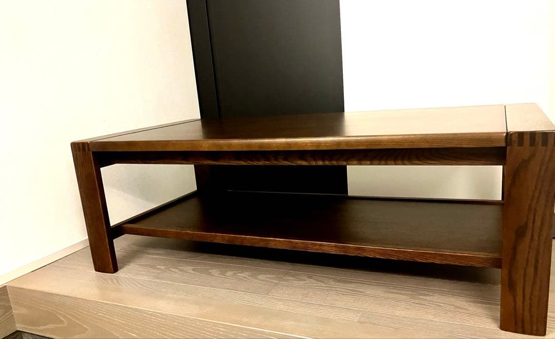 m*e様 美品 浜本工芸 センターテーブルT-2400 無垢 オーク 天然木 ジ