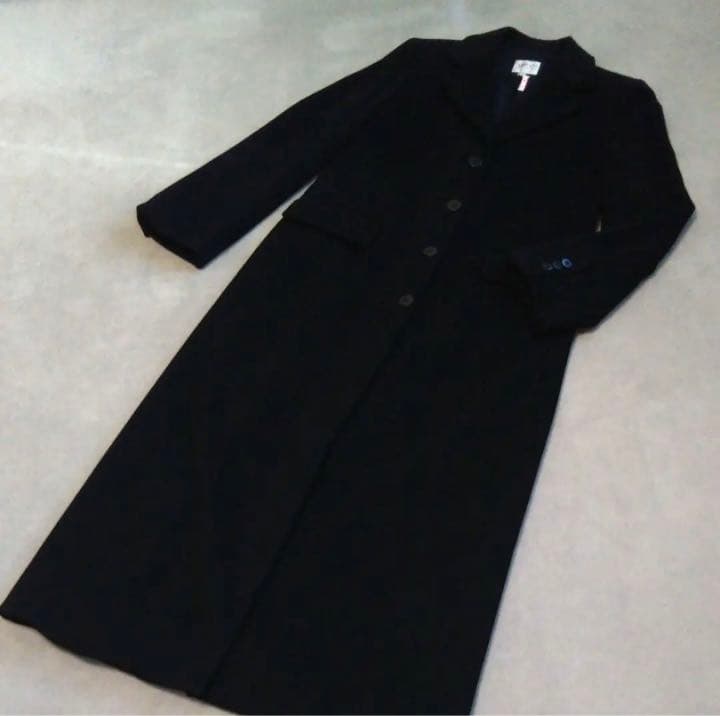 T*K様 ARMANI COLLEZIONI アルマーニ ロングコート 黒 カシ