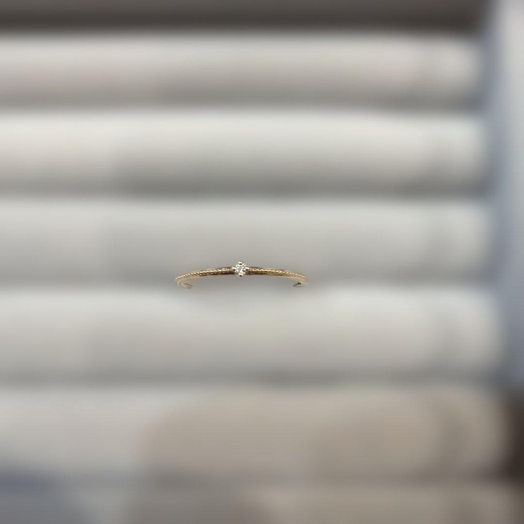 ete K10 ダイヤモンドリング　11号