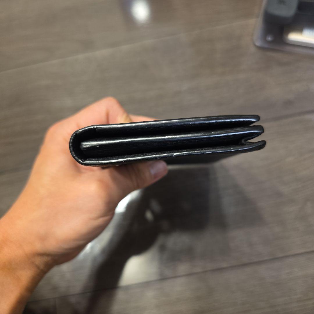 CAMILLE FOURNET ブラックレザー長財布