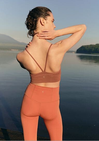 チャコット　スムースレギンス　テラコッタ