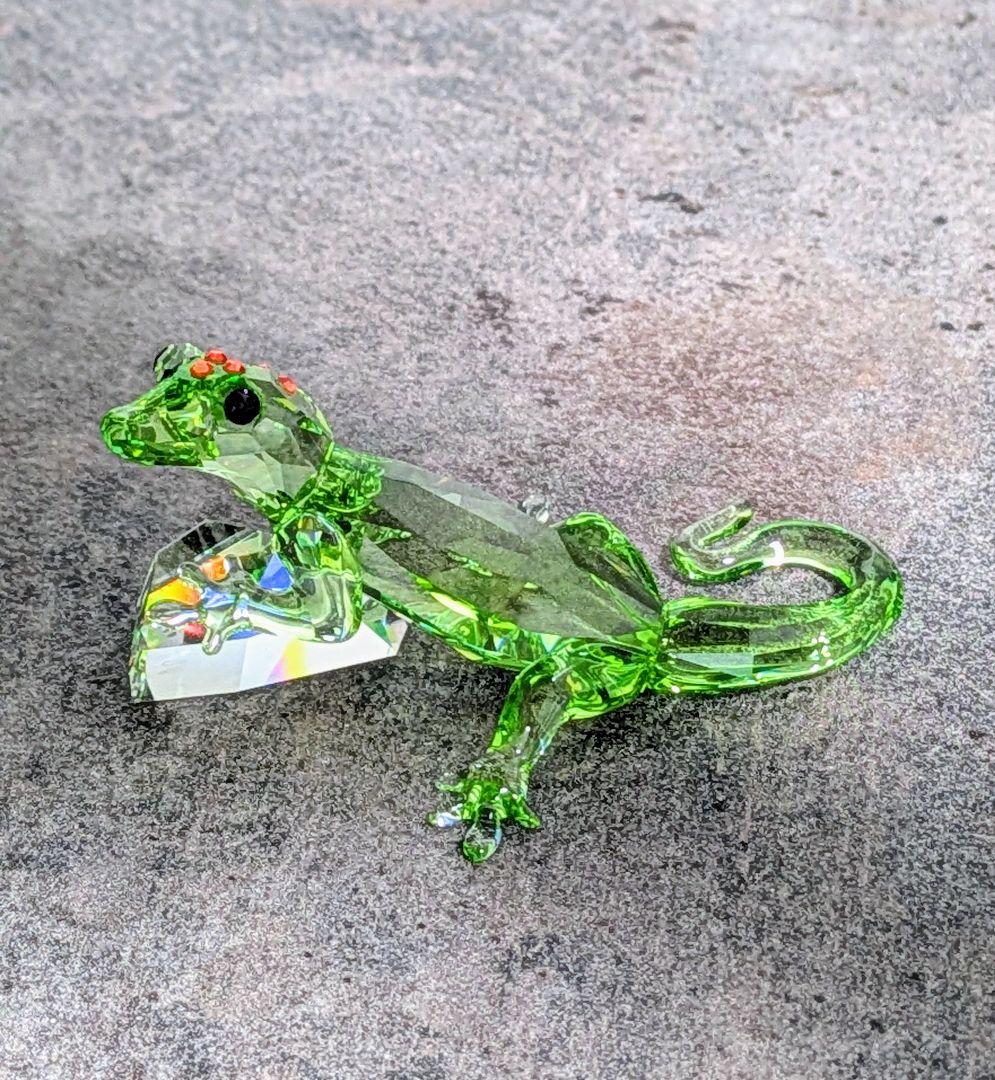 超レア　SCS限定　スワロフスキー　ゲッコー　ヤモリ　美品　箱有