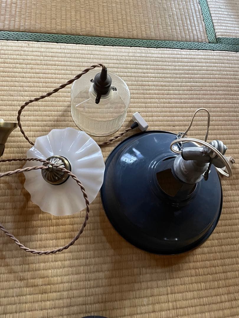 天井照明　アートワークススタジオ　ペンダントライト　ランプシェード　乳白