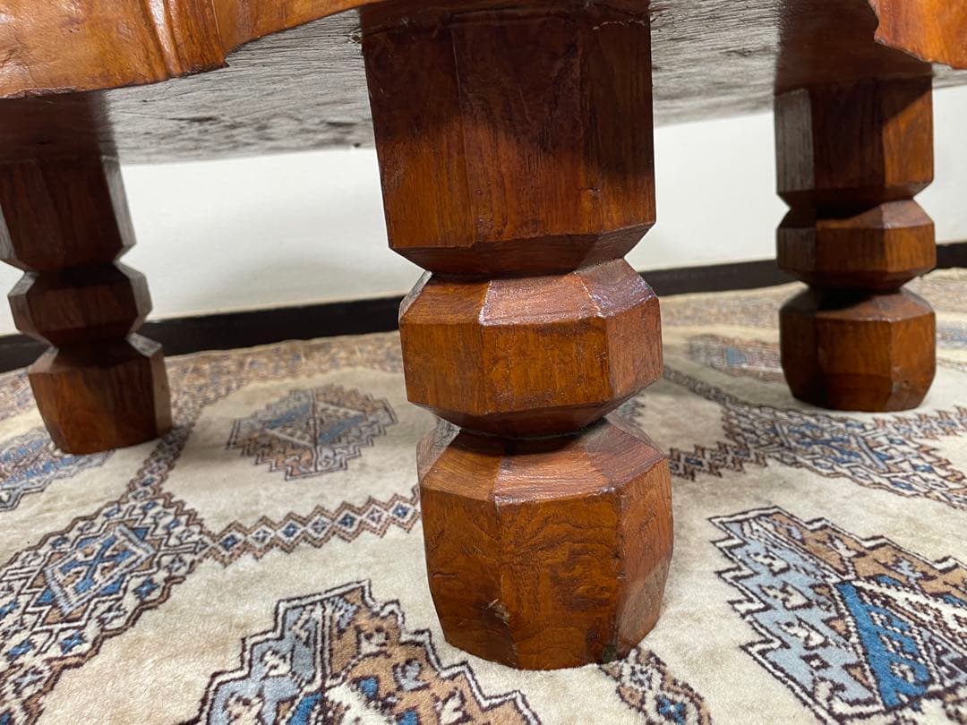 天然木 無垢材 切り株 ローテーブル プリミティブ ナチュラル サイドテーブル