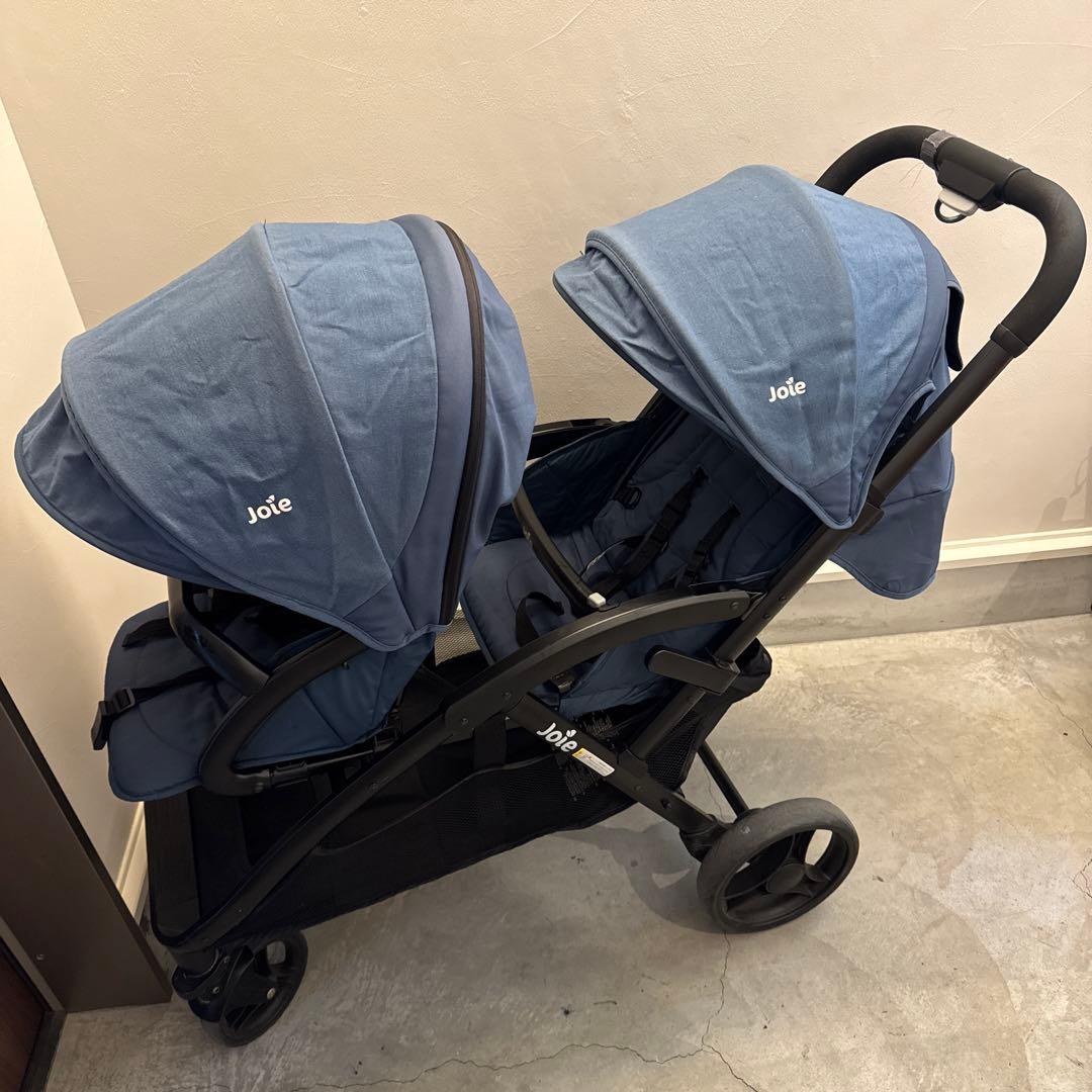 【送料込み!】Joie エヴァライトデュオ　二人乗りベビーカー
