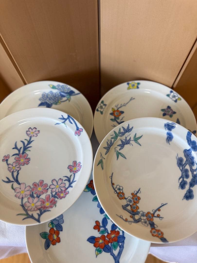 11代 華山萬右衛門作「四季の器」5枚セット