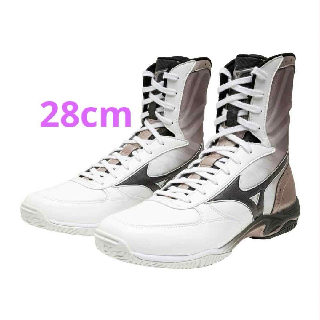 MIZUNO ボクシングシューズ ウエーブモンスターWhite 28cm