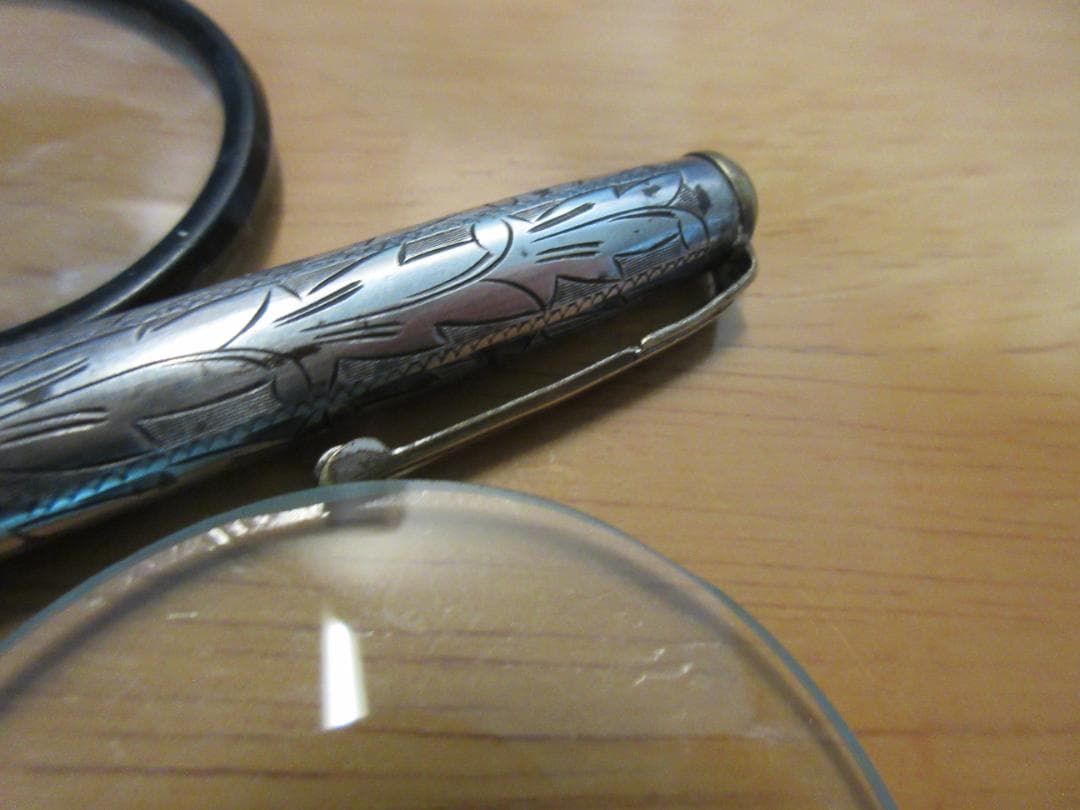 [山崎商店] ホシエス 唐草 銀軸 二色 シャープペンシル 1.1mm