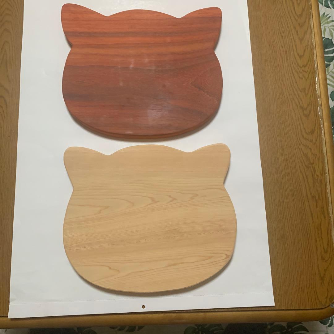 ロンロン＊プロフィール必読　猫ちゃんモチーフ　　カッティングボード