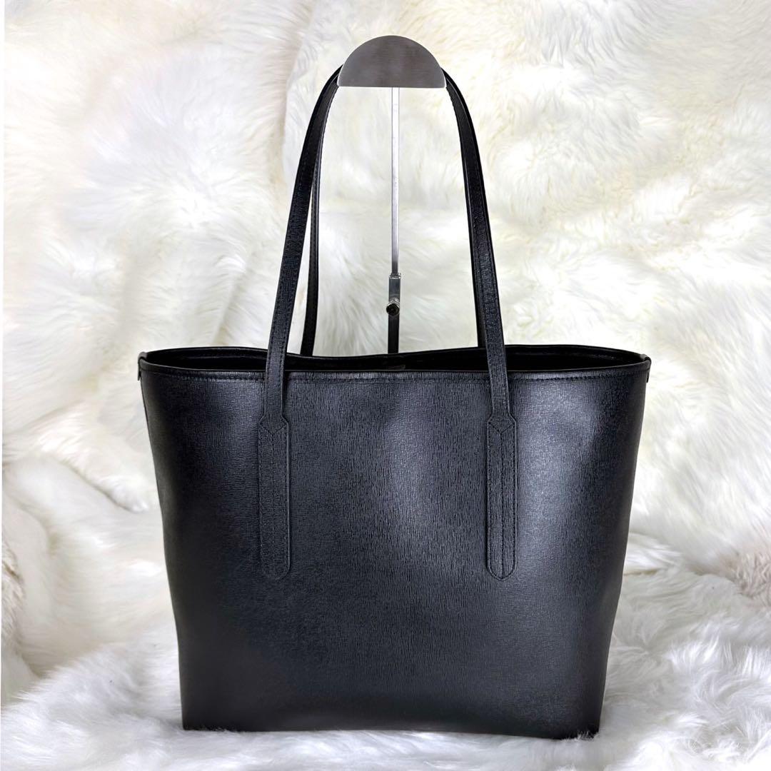 美品✨FURLA アリアナ トートバッグ ビジネスバッグ A4可 ブラック