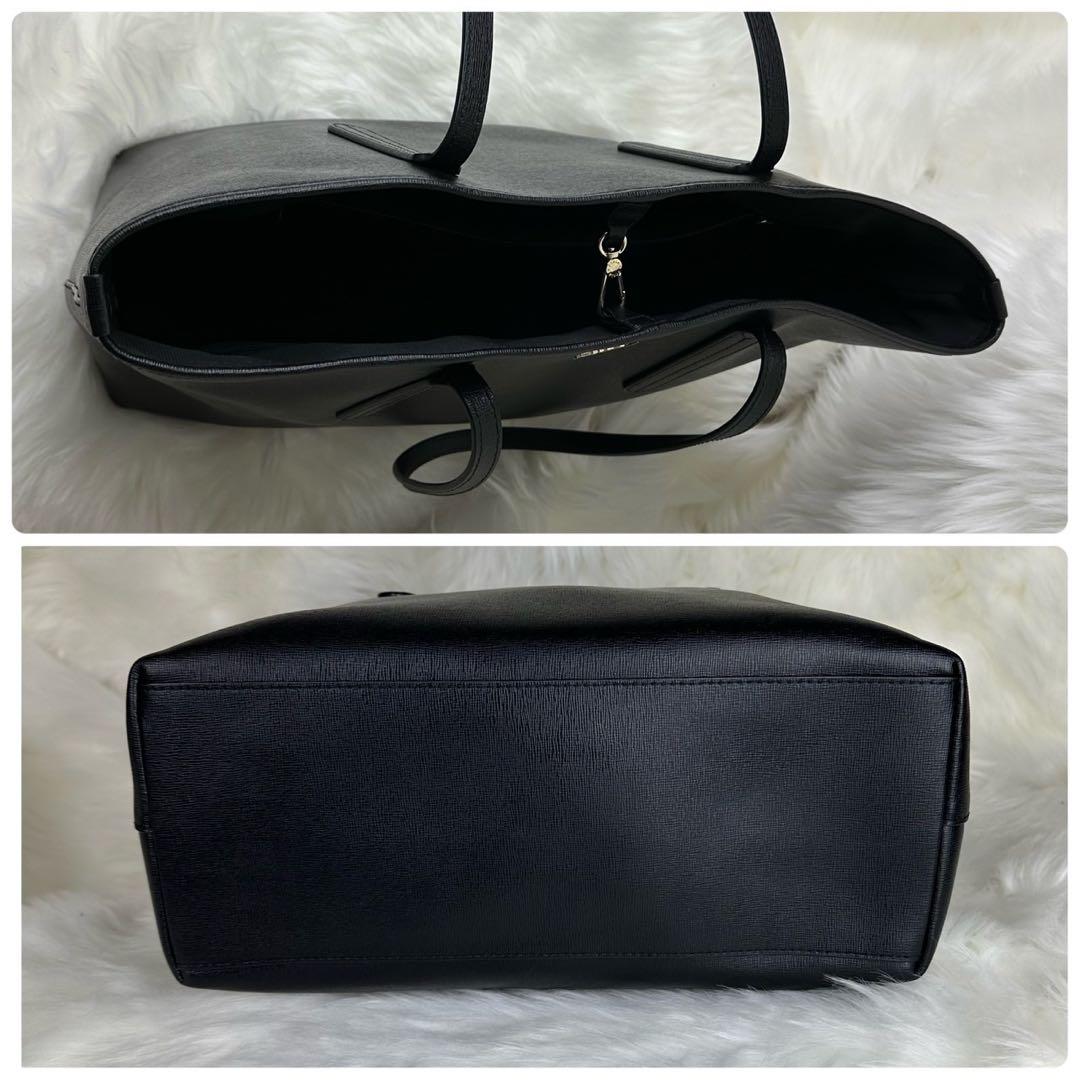 美品✨FURLA アリアナ トートバッグ ビジネスバッグ A4可 ブラック