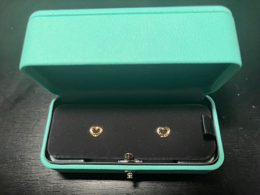 Tiffany & Co. オープンハート ローズゴールド　ピアス