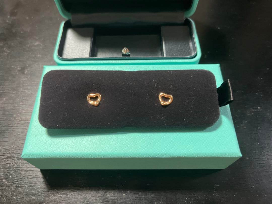 Tiffany & Co. オープンハート ローズゴールド　ピアス