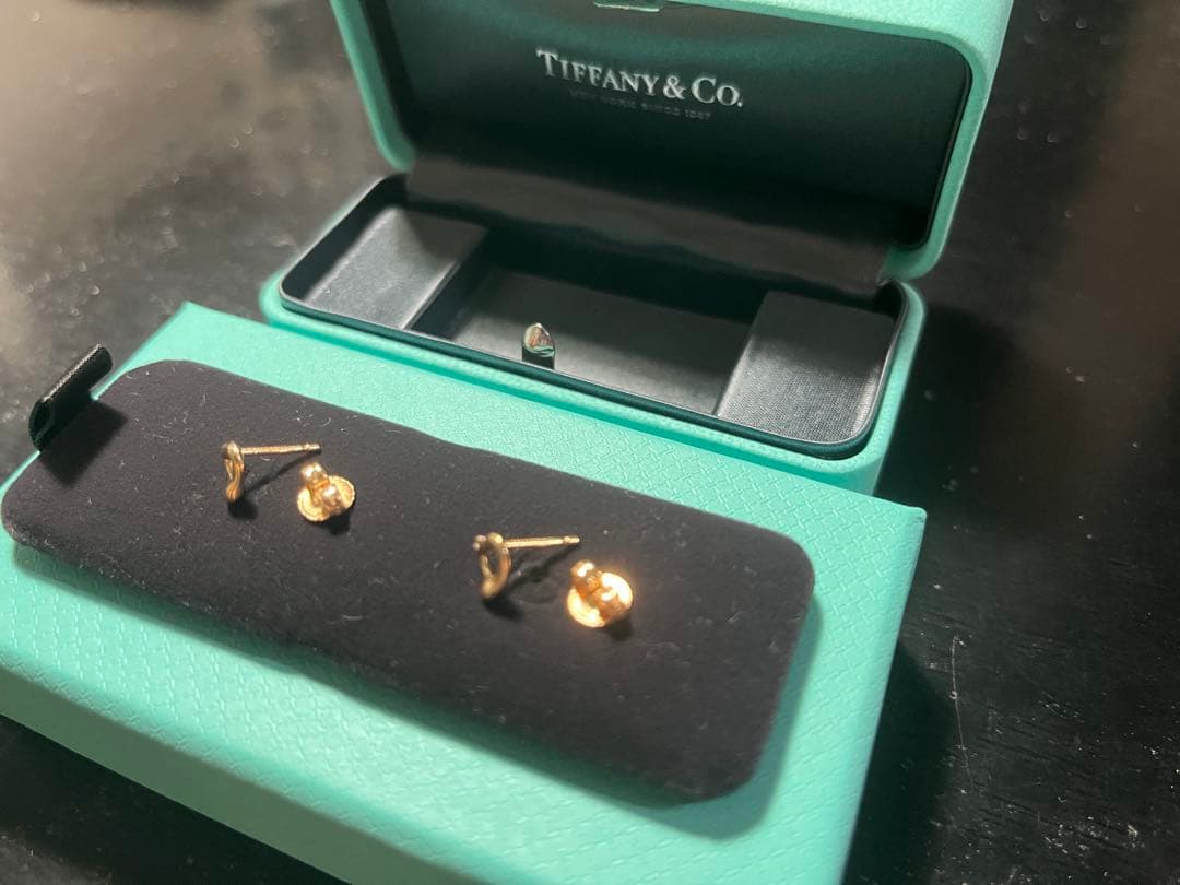 Tiffany & Co. オープンハート ローズゴールド　ピアス