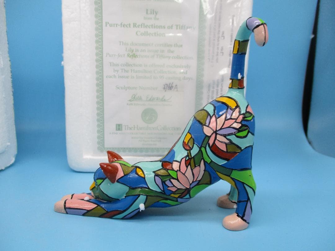 ティファニー キャット ハミルトン フィギュア オリジナル発泡ケース、証明書