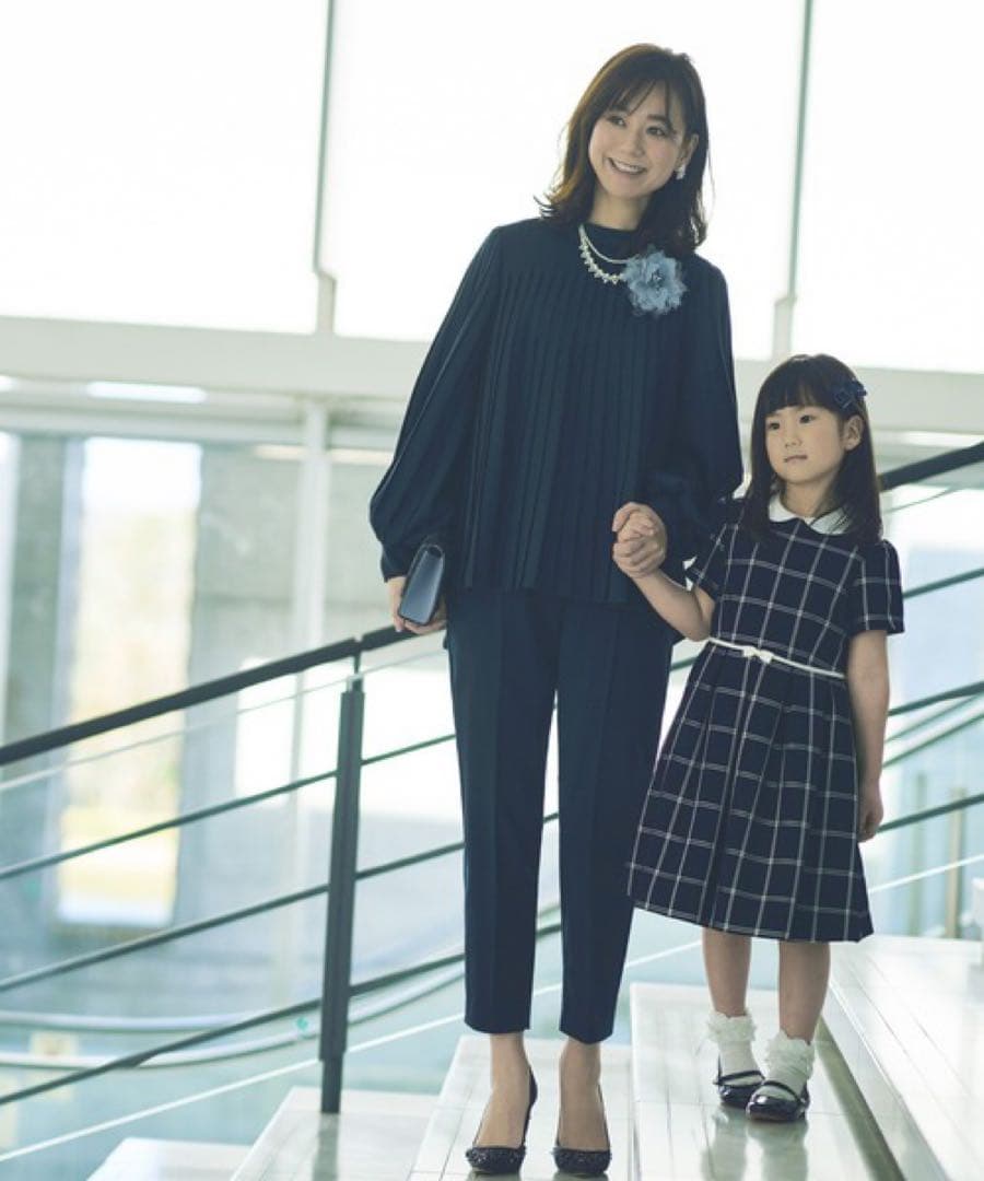 Harapeko　プリーツフレアトップス＆テーパードパンツ2点セット