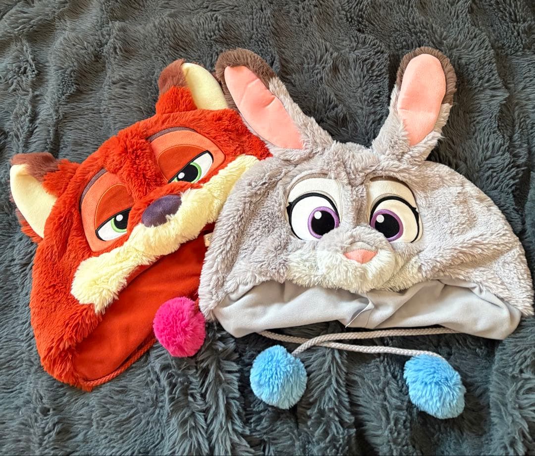 ズートピア ファンキャップ ニック ジュディ 2点セット