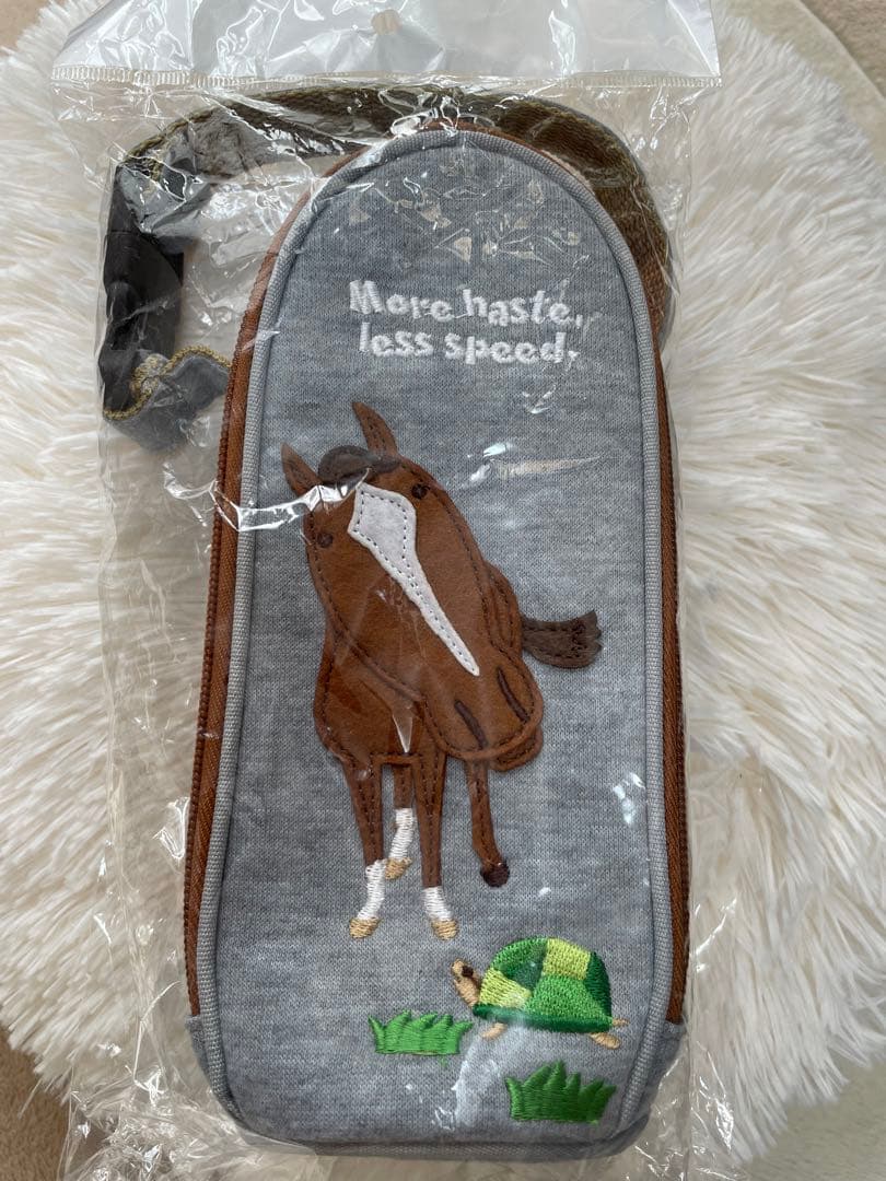 ✨新品未使用　おがわじゅり　レア　馬シリーズ　ボトルホルダー　ポーチ　保温冷