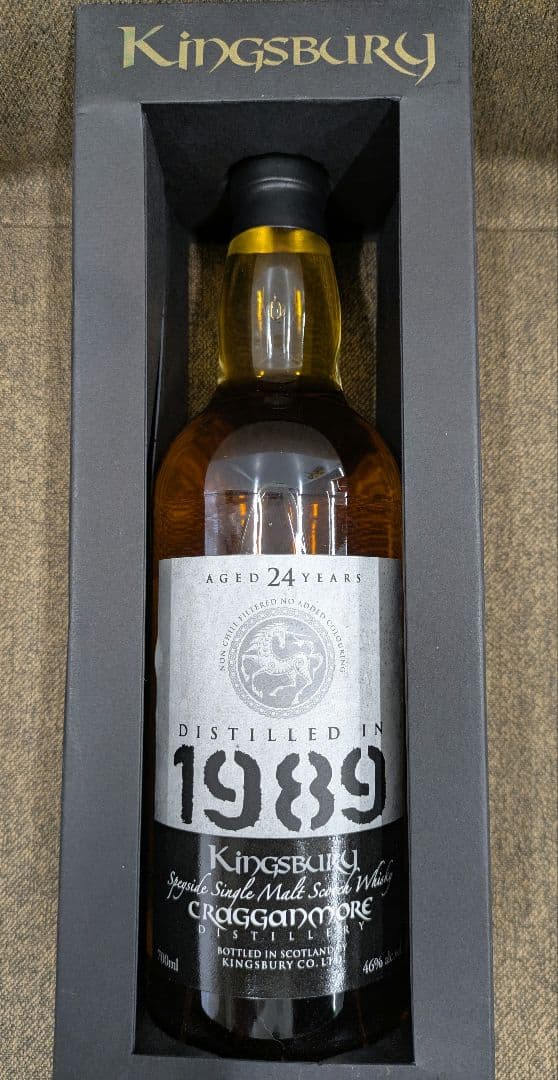 Kingsbury Cragganmore 24年 1989年蒸留