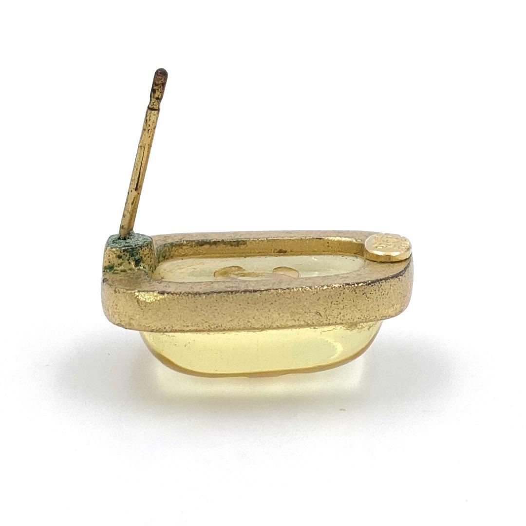 CHANEL シャネル ココ クリア ピアス 片耳 01P