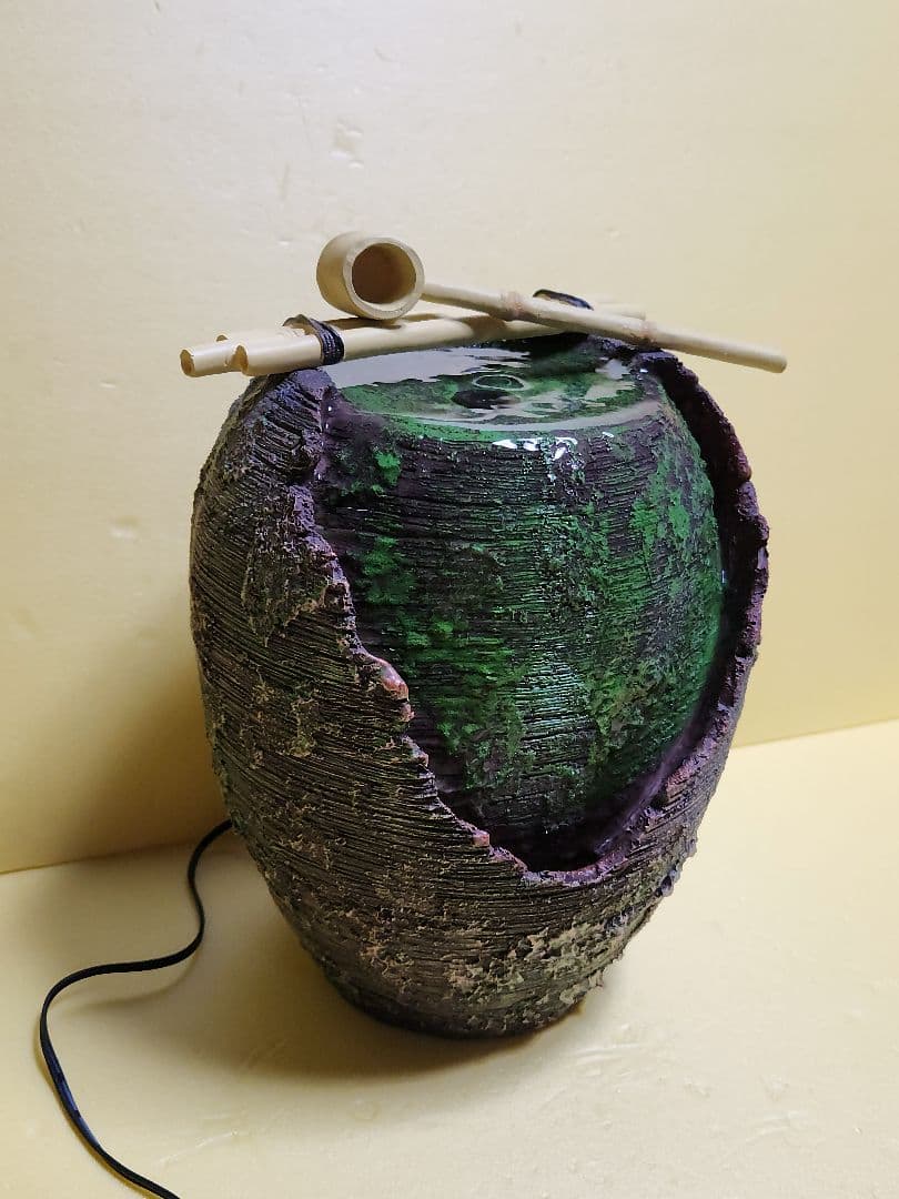 電動つくばい 湧き水つくばい 循環式 噴水 和風 日本