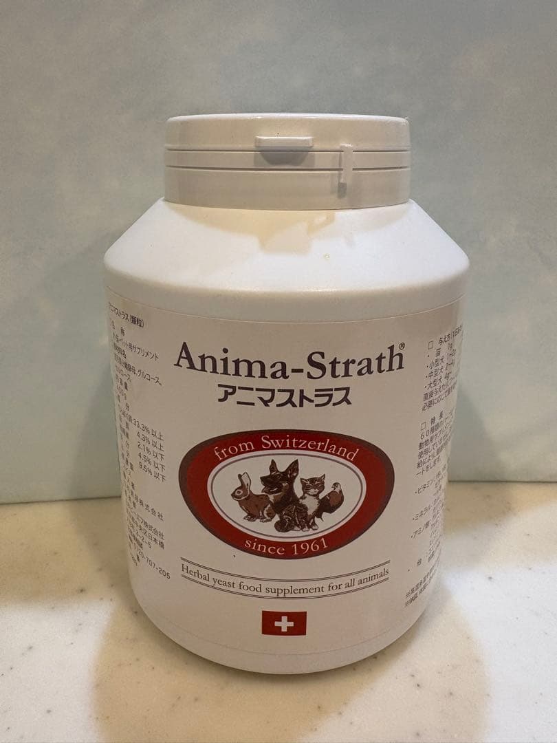 日本ビーエフ アニマストラス (Anima-Strath)顆粒400g犬猫サプリ
