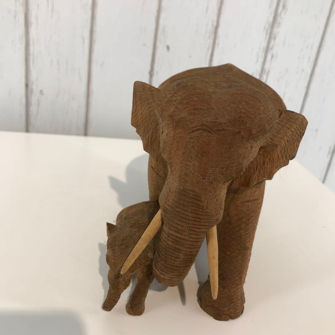 チェンマイの特産品　象置物