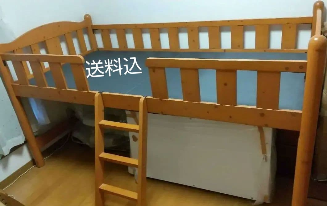 送料込み ニトリ木製ハイベッド シングル 説明書あり