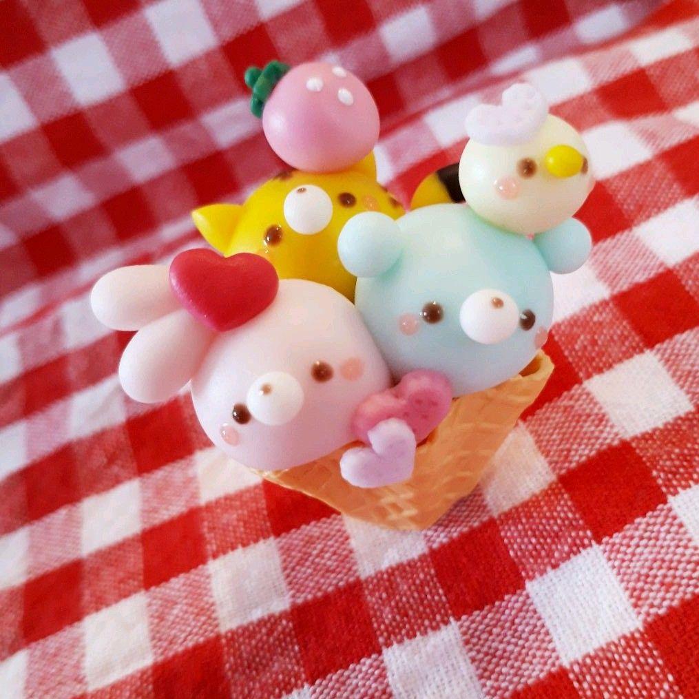 仲良しアニマルパフェ♡