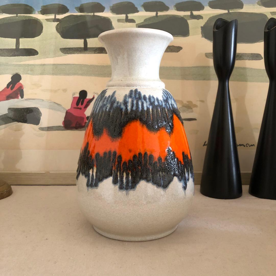 西ドイツ　fatlava ファットラバ　花瓶　アンティーク