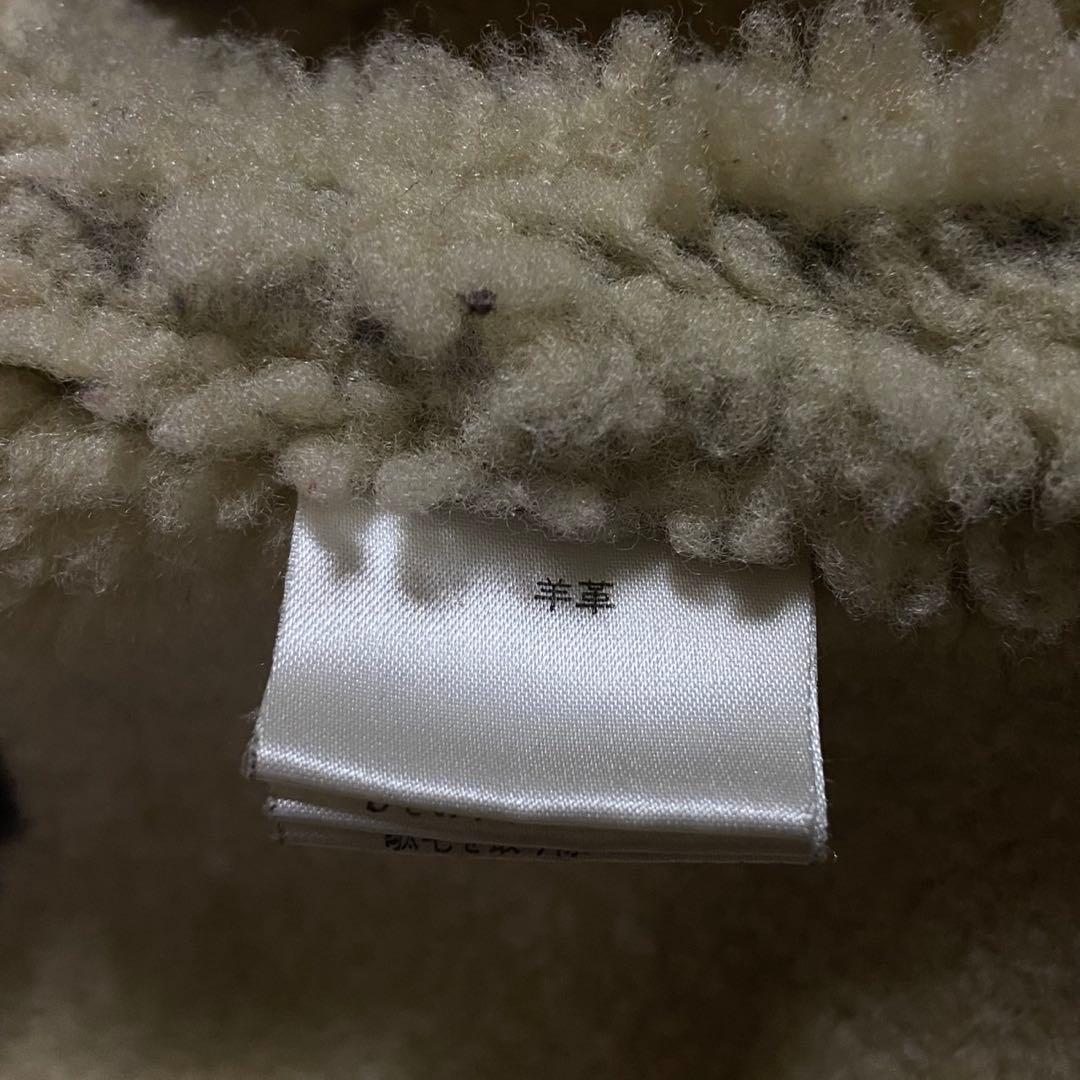 メンズメルローズ ムートンコート ブラウン サイズ3