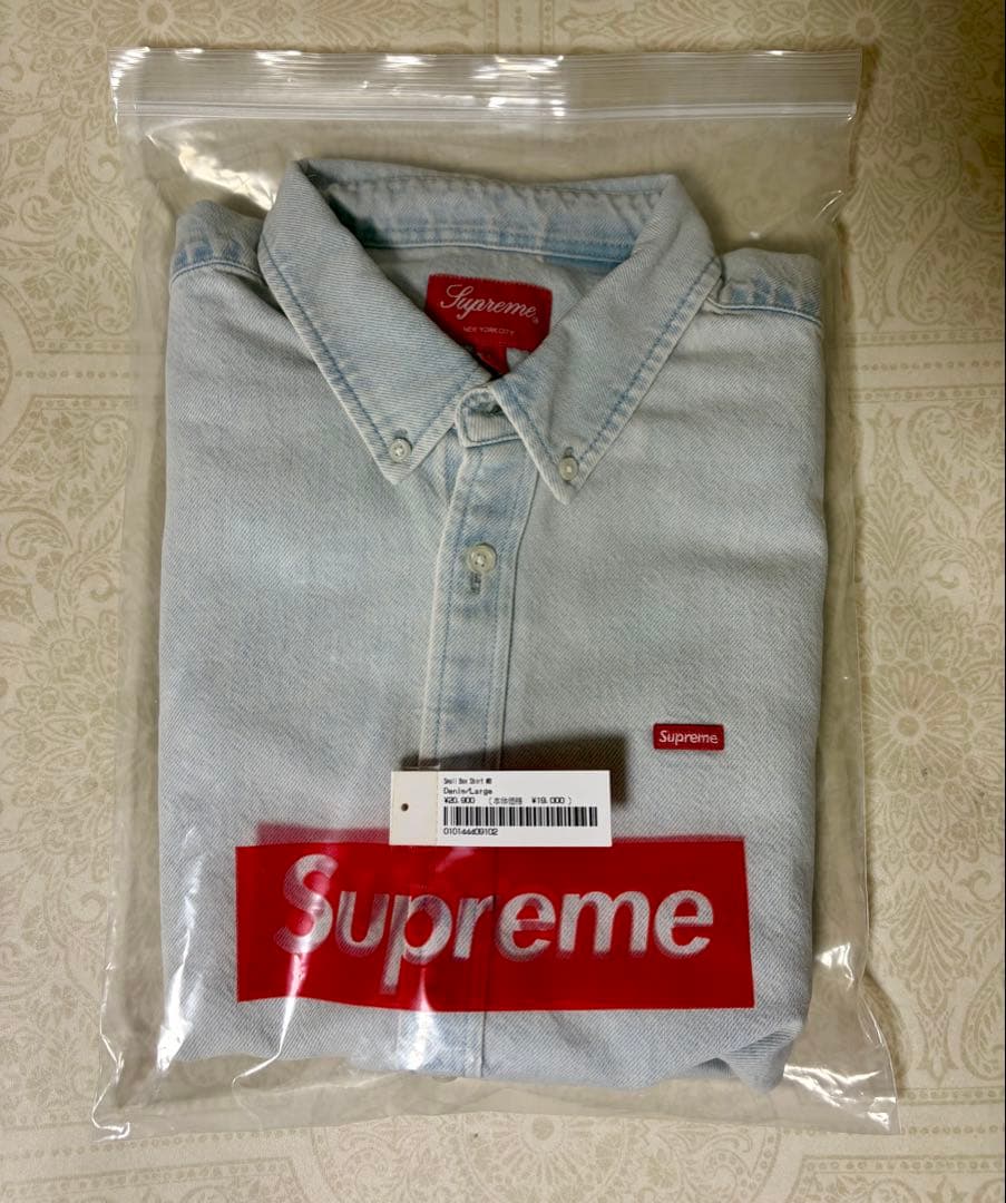 トップス Supreme Small Box Shirt denim #B large
