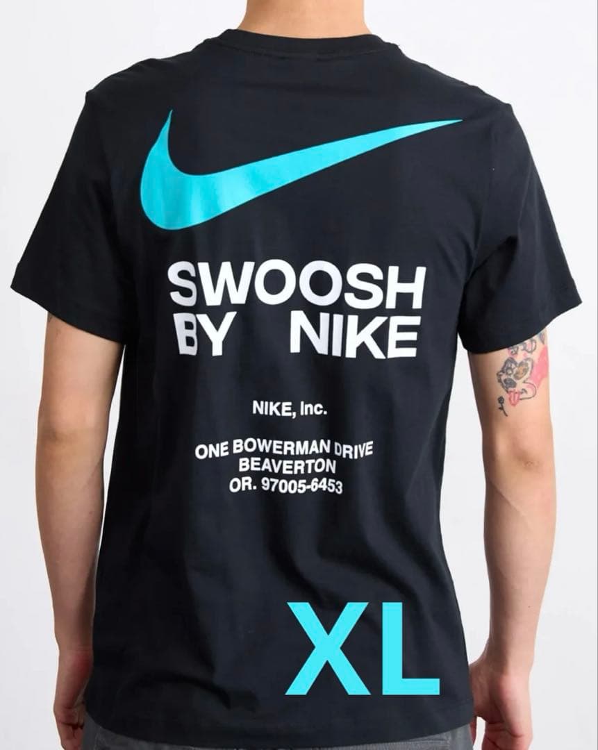 Nike Swoosh グラフィック ティファニーブルー Tシャツ ⑦