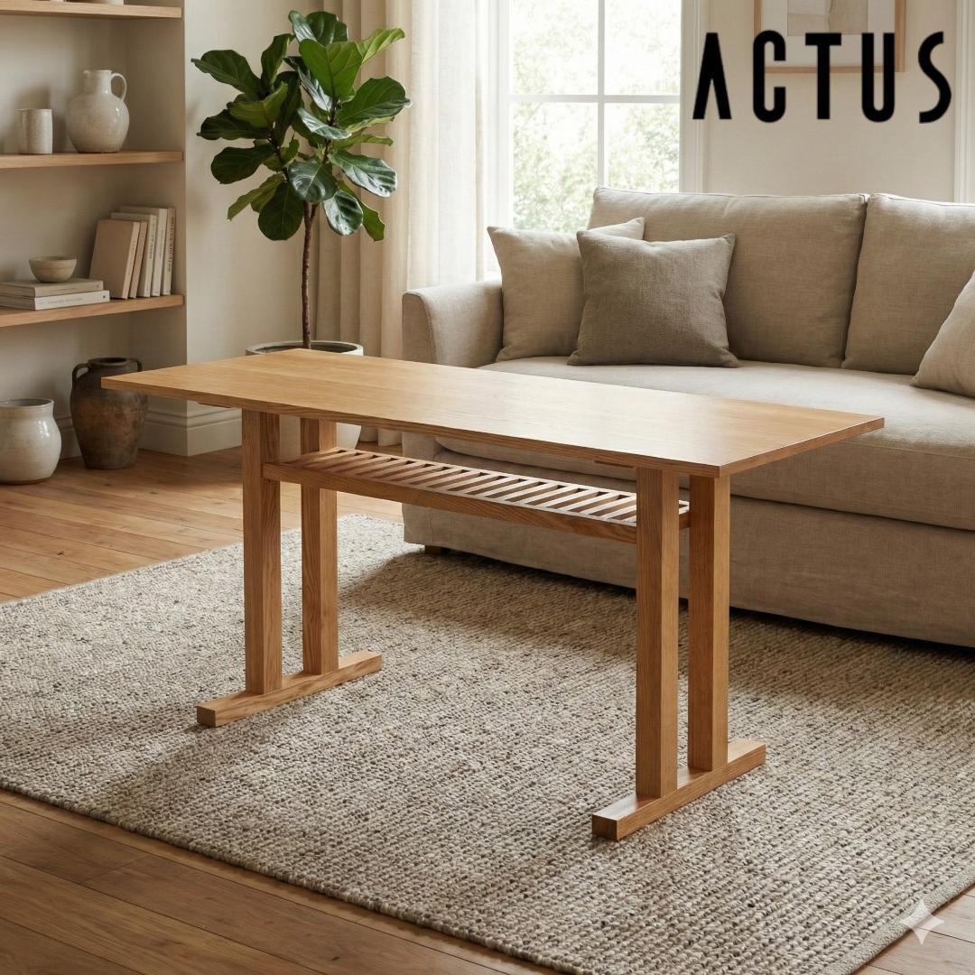 【最終価格】【廃盤人気】ACTUS アクタス POTHOS ソファテーブル 棚付