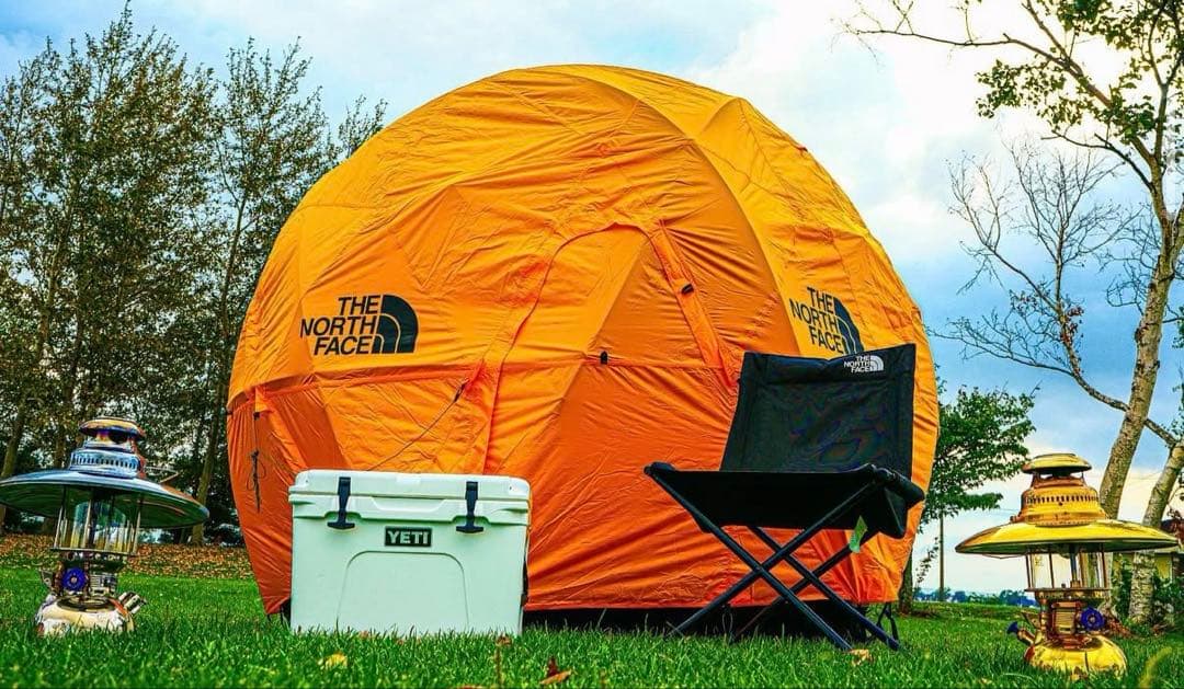 【美品】ノースフェイス　ジオドーム4 ティングレー