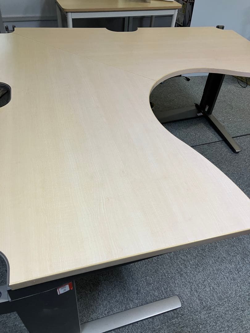 オカムラ L字 デスク プロステージ160 x 160 直接引取限定