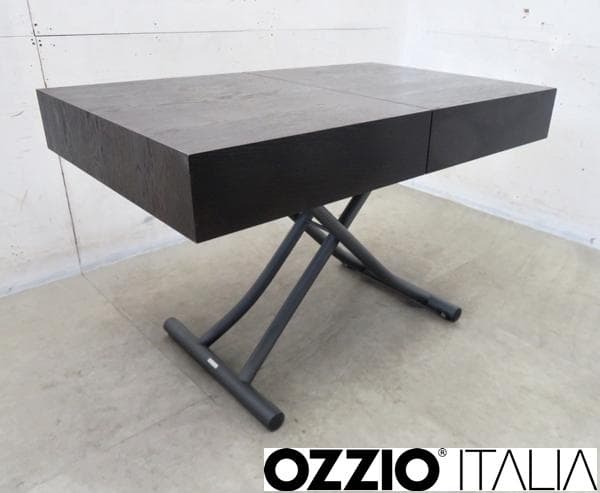 引き取り限定イタリア■OZZIO■Bボックス・レグノ■伸長・昇降機能■ダイニング